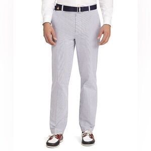 Brooks Brothers Clark Fit Cotton Seersucker Pants